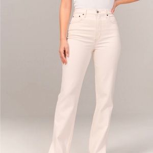 Abercrombie 90s Straight Jean Ultra High Rise Curve Love Jeans